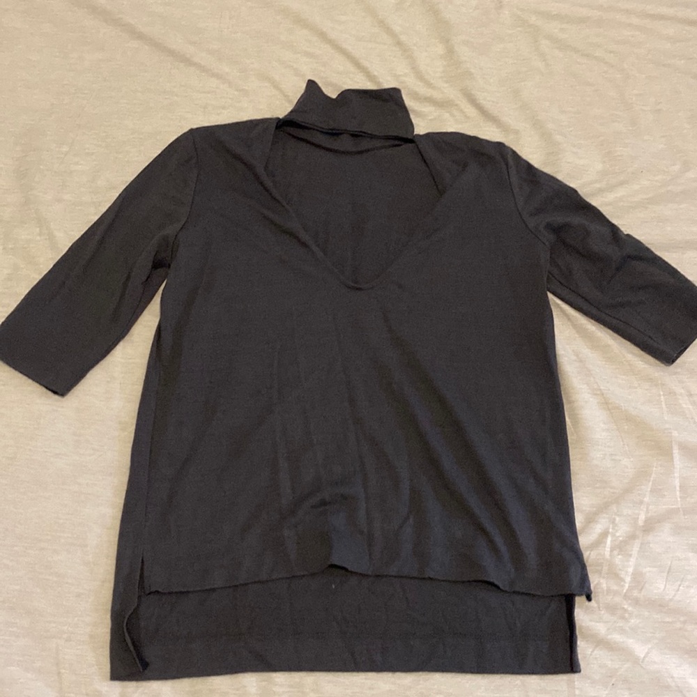 Zara collared third quarter shirt